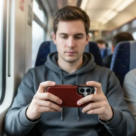 ShieldCase ShieldCase iPhone 17 étui portefeuille (marron) ShieldCase ShieldCase iPhone 17 étui portefeuille (marron)