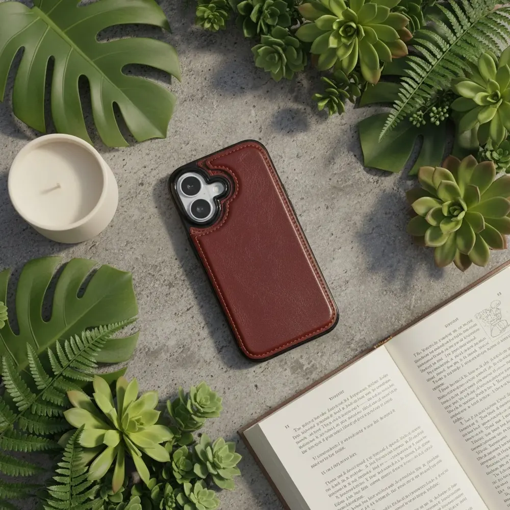 ShieldCase ShieldCase iPhone 17 étui portefeuille (marron) ShieldCase ShieldCase iPhone 17 étui portefeuille (marron)