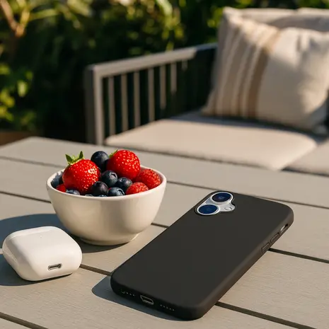 Ceezs Ceezs coque en silicone iPhone 17 (noir)