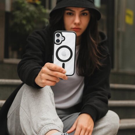 ShieldCase ShieldCase Coque MagSafe pour iPhone 17 avec bord coloré (noir) ShieldCase ShieldCase Coque MagSafe pour iPhone 17 avec bord coloré (noir)