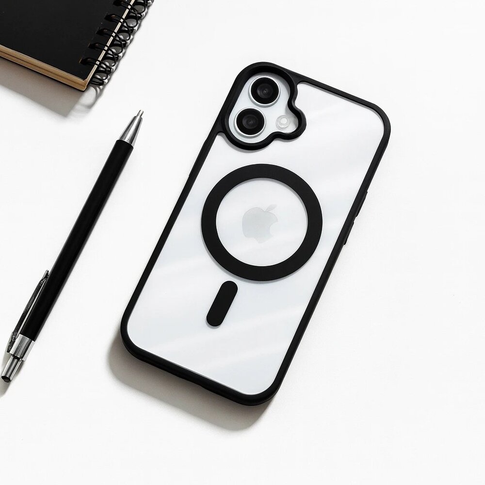 ShieldCase ShieldCase Coque MagSafe pour iPhone 17 avec bord coloré (noir) ShieldCase ShieldCase Coque MagSafe pour iPhone 17 avec bord coloré (noir)