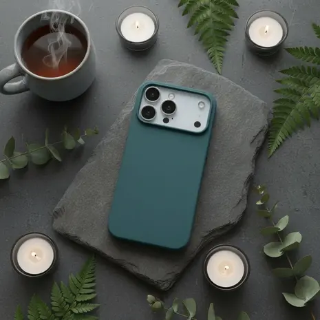 ShieldCase ShieldCase iPhone 17 Pro coque en silicone (vert foncé) ShieldCase ShieldCase iPhone 17 Pro coque en silicone (vert foncé)