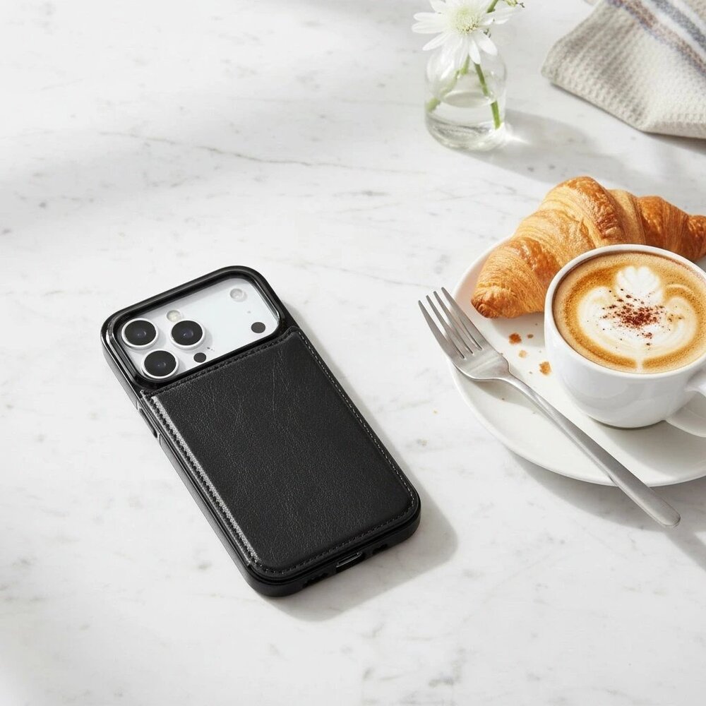 ShieldCase ShieldCase iPhone 17 Pro étui portefeuille (noir) ShieldCase ShieldCase iPhone 17 Pro étui portefeuille (noir)