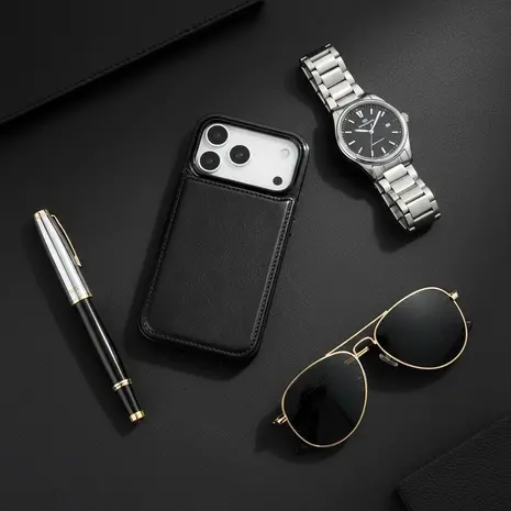 ShieldCase ShieldCase iPhone 17 Pro étui portefeuille (noir) ShieldCase ShieldCase iPhone 17 Pro étui portefeuille (noir)