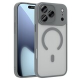 Coverzs iPhone 17 Pro Max coque mate MagSafe avec cache de caméra (gris)