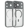 Coverzs Coverzs iPhone 17 Pro Max coque mate MagSafe avec cache de caméra (gris)