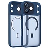 Coverzs Coverzs iPhone 17 Pro Max coque mate MagSafe avec cache de caméra (bleu foncé)