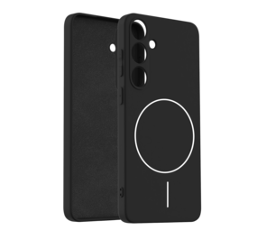 Coverzs Coque MagSafe en silicone 'slim' Samsung Galaxy S24 Plus (noir)