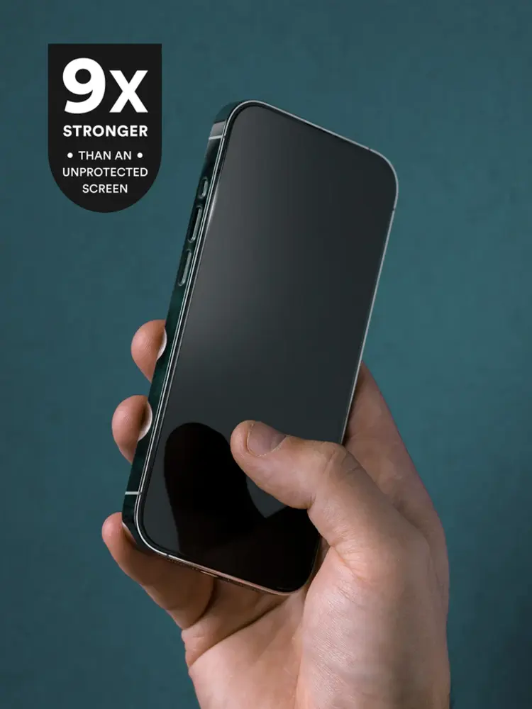 BodyGuardz BodyGuardz iPhone 17 Pure3 protecteur d'écran avec bordure noire