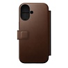 Nomad Nomad iPhone 17 Modern Leather Folio case (marron)