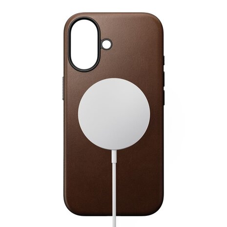 Nomad Nomad iPhone 17 Modern Leather case (marron)