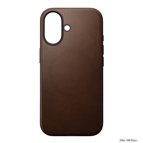 Nomad Nomad iPhone 17 Modern Leather case (marron)