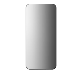 BodyGuardz BodyGuardz iPhone Air Pure3 privacy protecteur d'écran avec bordure noire