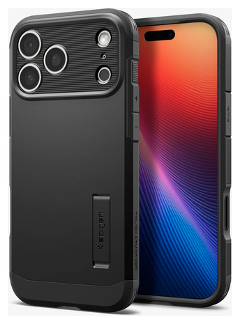 Spigen Spigen iPhone 17 Pro Tough Armor MagSafe case (noir)