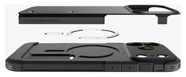 Spigen Spigen iPhone 17 Pro Tough Armor MagSafe case (noir)