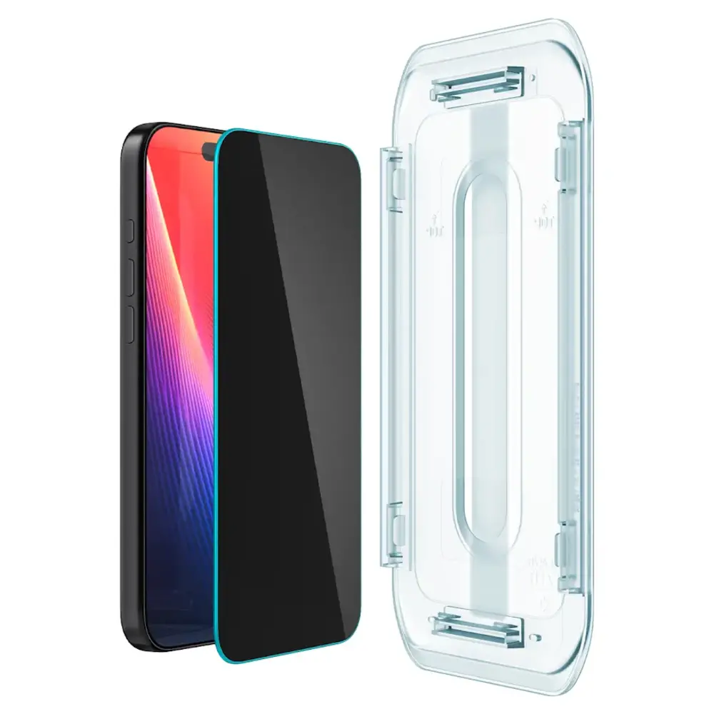 Spigen Spigen iPhone 17 Pro Max EZ Fit Pro privacy protecteur d'écran (2-pack)