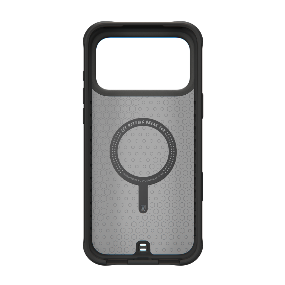BodyGuardz BodyGuardz iPhone 17 Pro Max Performance Pro MagSafe case (obsidiaan)