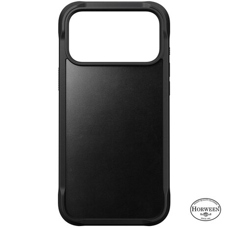 Nomad Nomad iPhone 17 Pro Max Rugged Horween Leather case (noir)