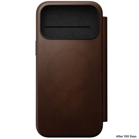 Nomad Nomad iPhone 17 Pro Max Modern Leather Folio case (marron)