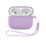 ShieldCase Airpods Pro 3 coque en silicone avec cordon (violet)