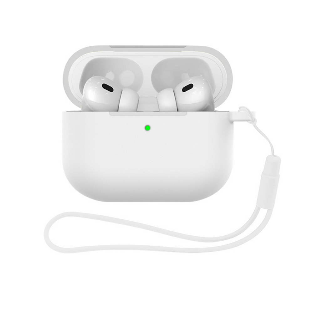 ShieldCase ShieldCase Airpods Pro 3 coque en silicone avec cordon (blanc)