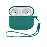 ShieldCase Airpods Pro 3 coque en silicone avec cordon (vert foncé)