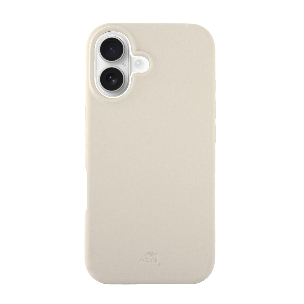 xoxo Wildhearts xoxo Wildhearts Shockproof coque en silicone - beige - iPhone 17