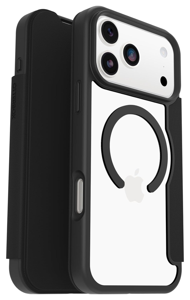 Otterbox Otterbox iPhone 17 Pro Max React Folio MagSafe bookcase (transparent/noir)