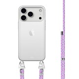 xoxo Wildhearts iPhone 17 Pro Max - Purple Fever Coque en transparente avec cordon