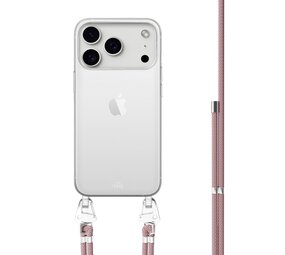 xoxo Wildhearts iPhone 17 Pro Max - Pink Vibes Coque en transparente avec cordon