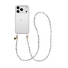 xoxo Wildhearts xoxo Wildhearts iPhone 17 Pro Max - Pearlfection Coque en transparente avec cordon - long cordon xoxo Wildhearts xoxo Wildhearts iPhone 17 Pro Max - Pearlfection Coque en transparente avec cordon - long cordon