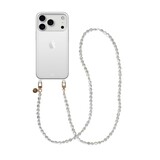 xoxo Wildhearts iPhone 17 Pro - Pearlfection Coque en transparente avec cordon - long cordon