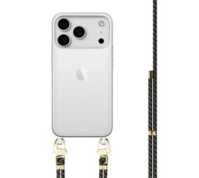 xoxo Wildhearts iPhone 17 Pro - Gold Goddess Coque en transparente avec cordon