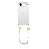 xoxo Wildhearts iPhone 17 Air - Pearlfection Coque en transparente avec cordon - court cordon