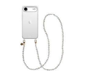 xoxo Wildhearts iPhone 17 Air - Pearlfection Coque en transparente avec cordon - long cordon