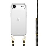 xoxo Wildhearts iPhone 17 Air - Gold Goddess Coque en transparente avec cordon