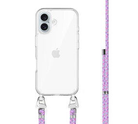 xoxo Wildhearts iPhone 17 - Purple Fever Coque en transparente avec cordon