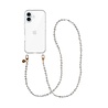xoxo Wildhearts xoxo Wildhearts iPhone 17 - Pearlfection Coque en transparente avec cordon - long cordon xoxo Wildhearts xoxo Wildhearts iPhone 17 - Pearlfection Coque en transparente avec cordon - long cordon