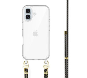 xoxo Wildhearts iPhone 17 - Gold Goddess Coque en transparente avec cordon