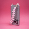 xoxo Wildhearts xoxo Wildhearts iPhone 17 - Funky Hearts (Pink Metal) Coque en transparente avec cordon xoxo Wildhearts xoxo Wildhearts iPhone 17 - Funky Hearts (Pink Metal) Coque en transparente avec cordon
