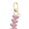 xoxo Wildhearts xoxo Wildhearts iPhone 17 - Funky Hearts (Pink Metal) Coque en transparente avec cordon xoxo Wildhearts xoxo Wildhearts iPhone 17 - Funky Hearts (Pink Metal) Coque en transparente avec cordon