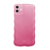 xoxo Wildhearts Glossy Wavy Case Pink Sorbet - iPhone 12 coque