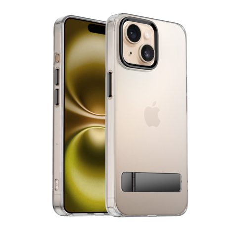 Coverzs Coverzs iPhone 13 MagSafe hardcase avec debout (noir)