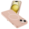 Coverzs Coverzs iPhone 13 coque MagSafe en silicone 'Slim' (rose clair)