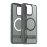 Coverzs Coverzs iPhone 13 Pro Max matte MagSafe case avec debout (gris)