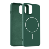 Coverzs iPhone 14 coque MagSafe en silicone 'Slim' (vert)