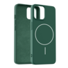 Coverzs Coverzs iPhone 14 coque MagSafe en silicone 'Slim' (vert)