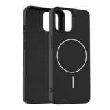 Coverzs iPhone 15 coque MagSafe en silicone 'Slim' (noir)