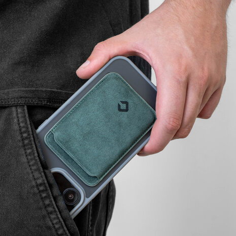 Coverzs Coverzs iPhone 15 matte MagSafe case avec debout (gris)