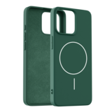 Coverzs iPhone 15 Pro Max coque MagSafe en silicone 'Slim' (vert)